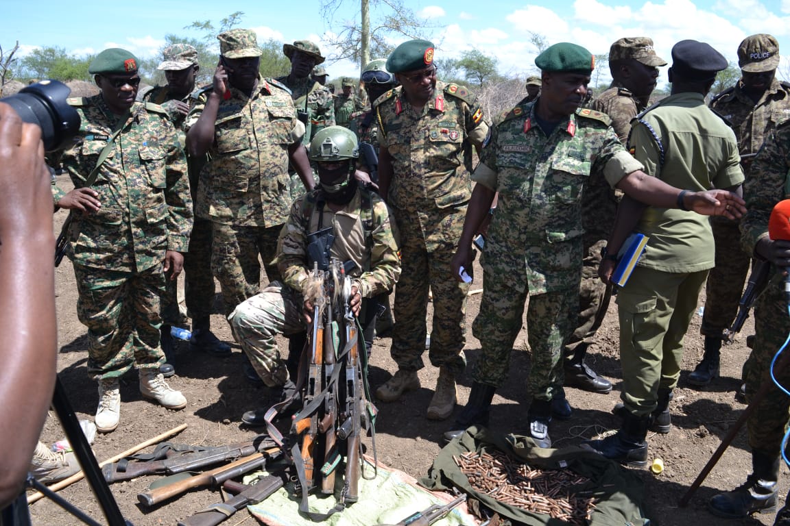 Joint Security Forces Recover 60mm Bomb in Moroto